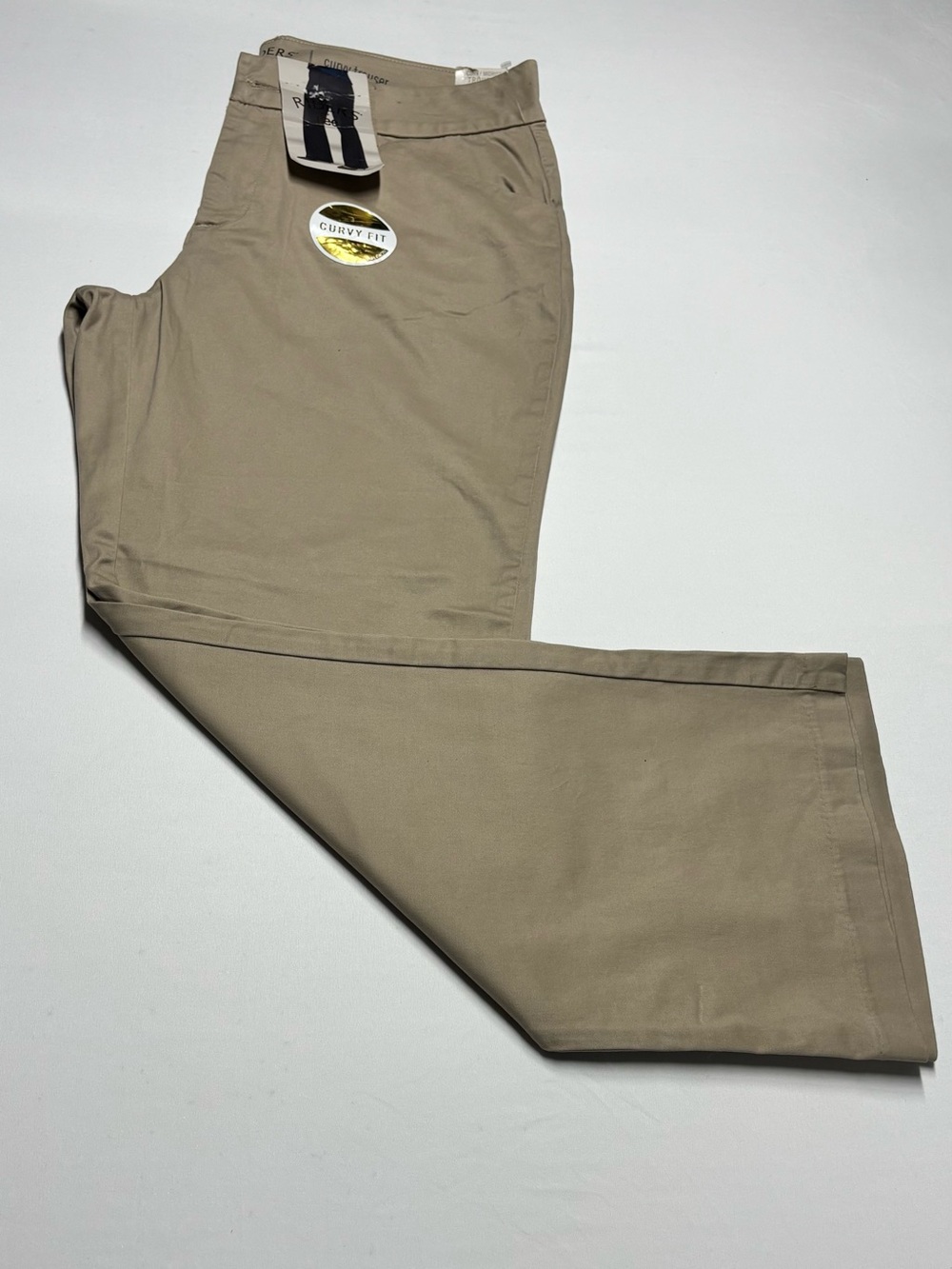 Riders by Lee Boot Cut Trousers in Khaki Tan
